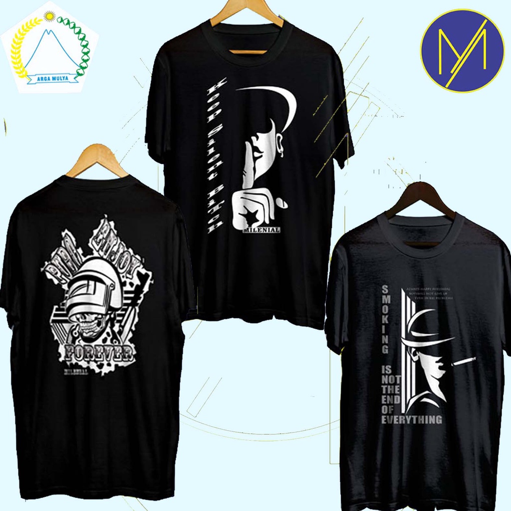 Jual Kaos Keren Produk Milenial T Shirt Distro Premium Kaos Free Desain Nama Commbed