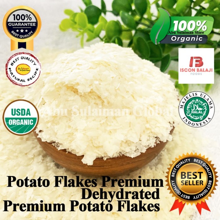 

PROMO [COD] Potato Flakes 1000 gr Tepung Kentang Mashed Potato Flakes Organik 1 KG