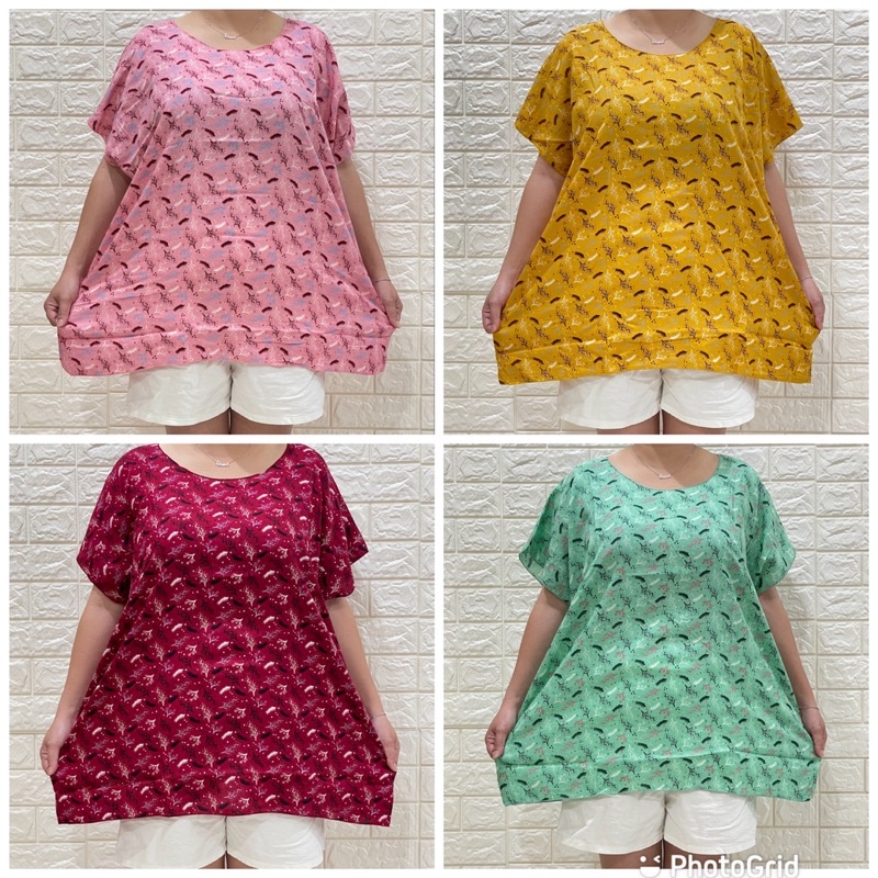 PROMO!!!BAJU BALI SUPER JUMBO FIT TO 4XL MUAT 100KG REAL PICT KODE SJ/O