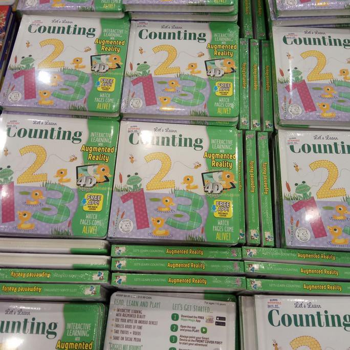 Hippo Magic Learn Counting 123-Come To Life Board Book