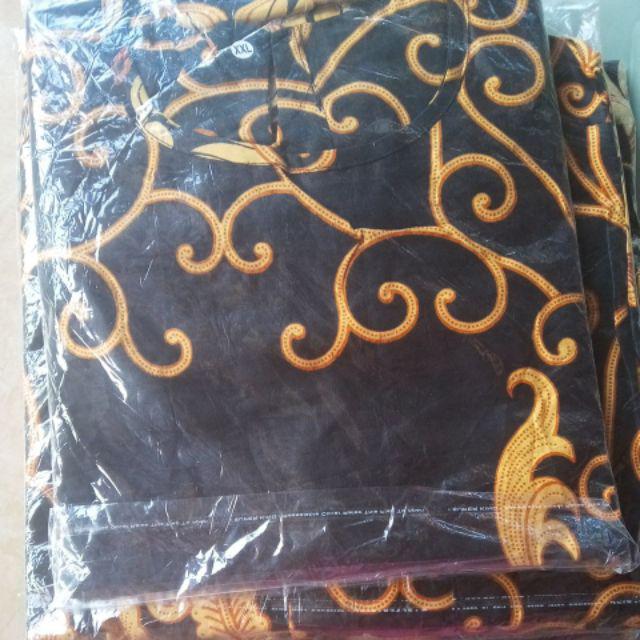 Batik Couple Keluarga Sania Ruffle Ori Ndoro Jowi Dnt Ulir Kuning