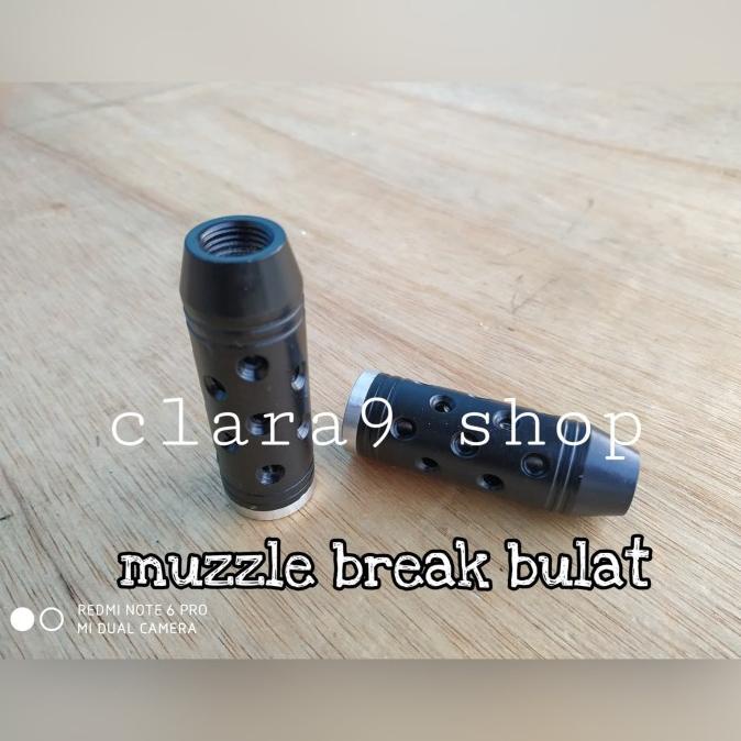 ~~~] muzzle break bulat - pemecah suara