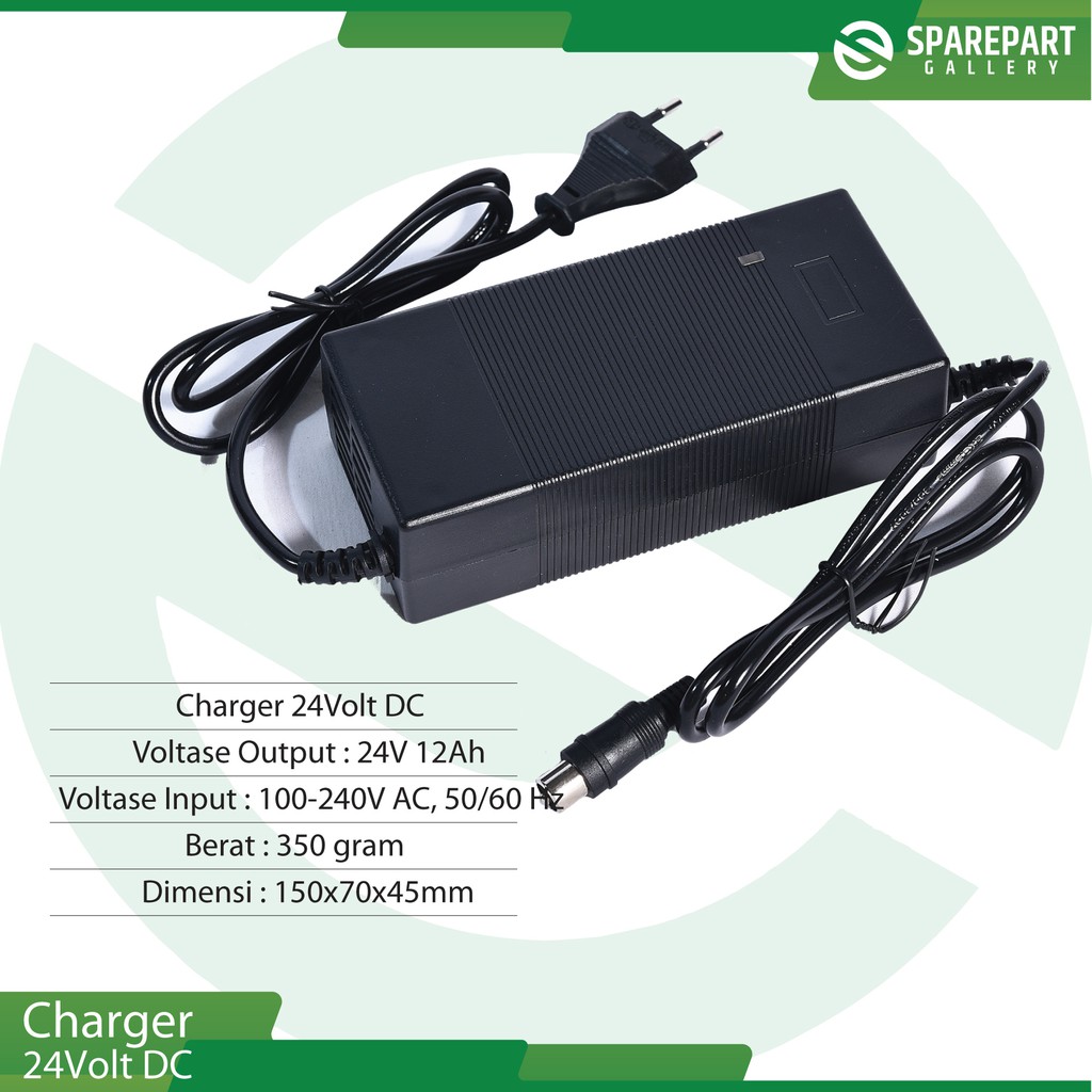 Sparepart Charger sepeda listrik 24Volt DC Mr.Jackie EB900-Venio