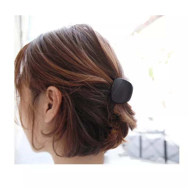 Jedai Doff Bulat 4.5cm Jepit Rambut Matte Korea Jedai Doff Ikan Jepit Rambut Imut Hair Claw Clips