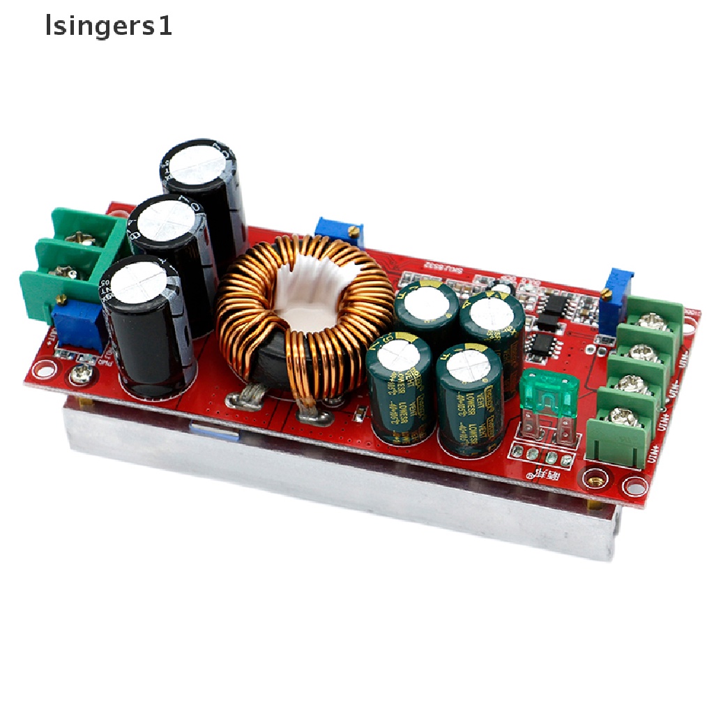 (lsingers1) Modul Boost Step up Buck Konverter DC-DC 20A 1200W 8-60V Ke 12-83V