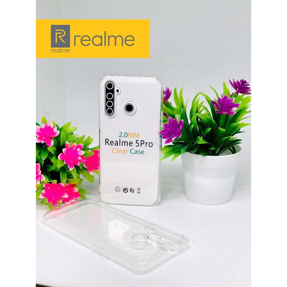 SOFTCASE CLEAR HD 2MM Realme C12 Realme C15 Realme C20 Realme C21Y Realme C31 Realme 8 5G Realme Narzo 50A  REALME C33 REALME C31 REALME 7i/C17  REALME 7/Narzo 20 Pro REALME 5/C3