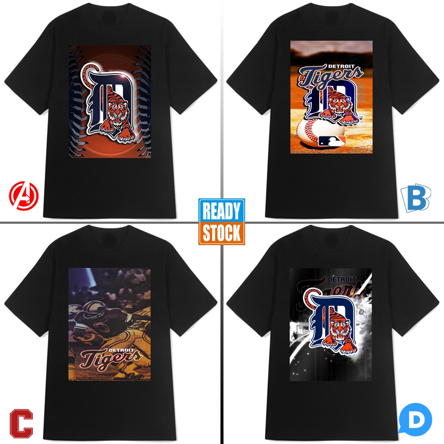 Detroit Tigers Black Tshirt