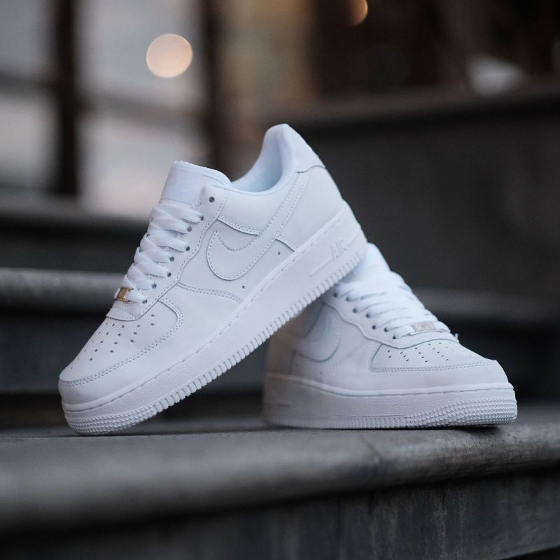 Sepatu Air Force 1 '07 Triple White Original Premium Quality BNIB FULL TAG / Sneakers Pria Dan Wanita / Sepatu putih polos pria / sepatu putih polos wanita / sepatu couple