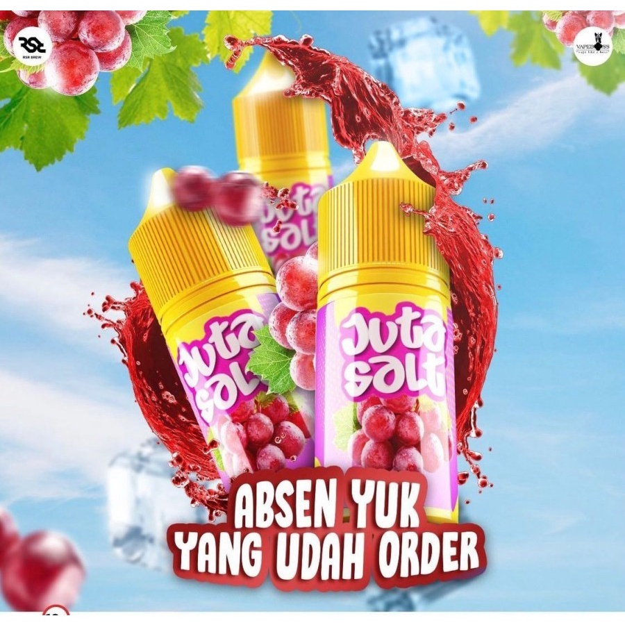 Liquid Saltnic Juta Juice Amer Anggur Merah 30MG 30ML by RSR Brew