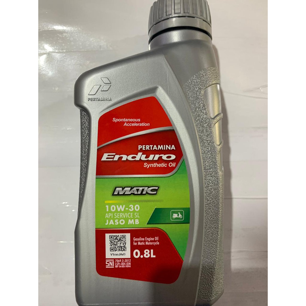 Jual Pertamina Enduro Matic Oli Motor W Liter Ml Shopee