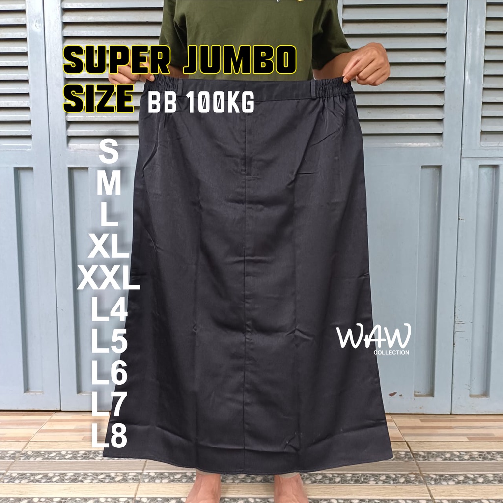 ROK KERJA A-LINE SUPER JUMBO FORMAL S - L12 HIGH QUALITY
