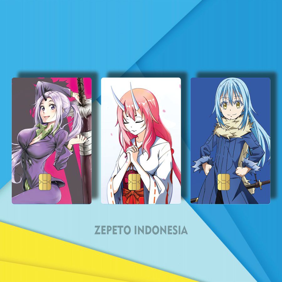 GARSKIN ATM TENSEI SHITARA SLIME CHARACTERS LG3I0/XJ7AD/ SKIN CARD CUSTOM ANIME GAMBAR TENSEI SHITAR