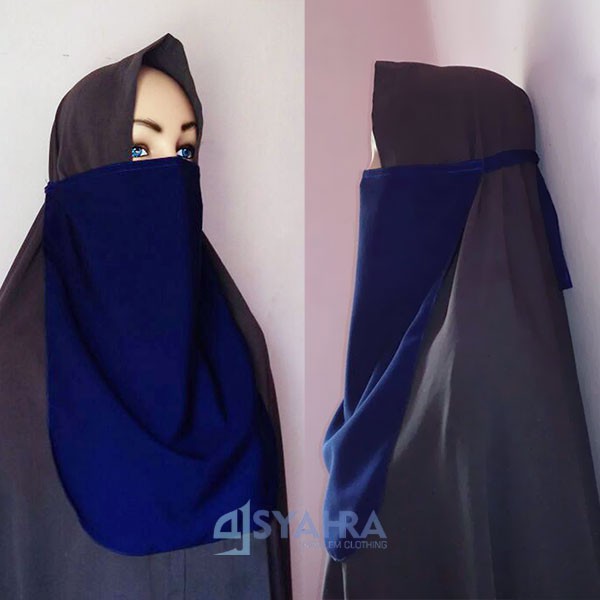 niqob/cadar/handscok/himar/jilbab/abaya/ GROSIR Cadar Tali Wolfis Premium SIZE M Non Rempel