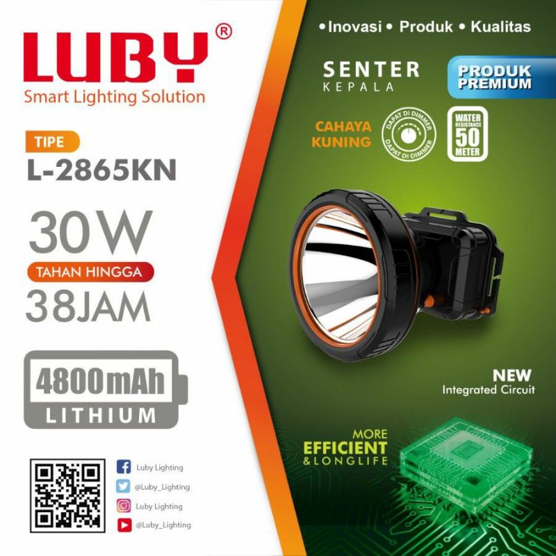 Senter Kepala /Senter Kepala LUBY 30Watt / Luby 35Watt