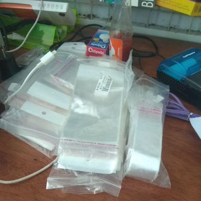 ✿ Inf ✿ 100pcs / Set Kantung Plastik Opp Transparan 6x8cm