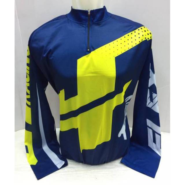 Jersey sepeda panjang baju sepeda kantong belakang 1 Jersey sepeda panjang baju sepeda kantong belakang 1