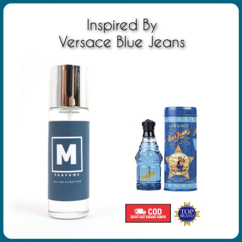 Parfum Pria VERSACE BLUE JEANS Wangi & Tahan Lama