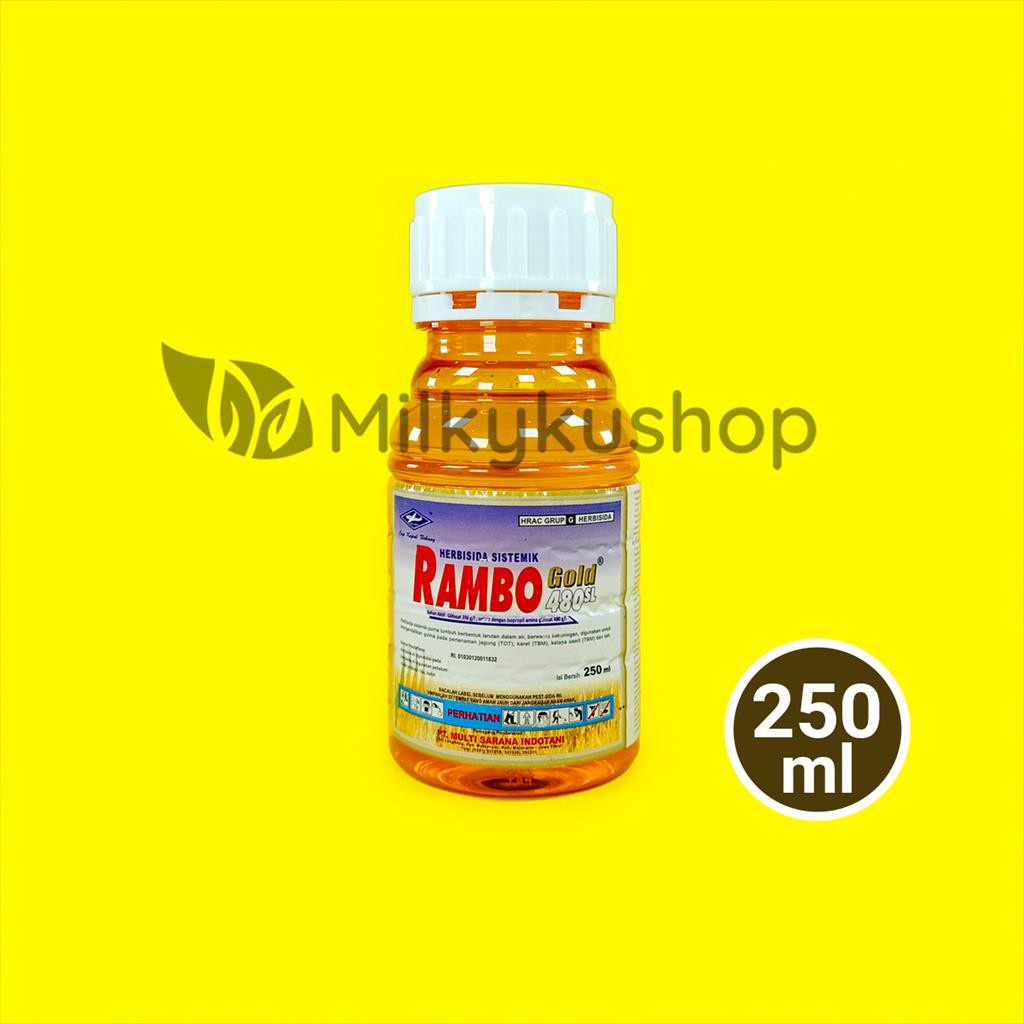 RAMBO GOLD 480 SL 250 ML HERBISIDA PEMBASMI RUMPUT GULMA