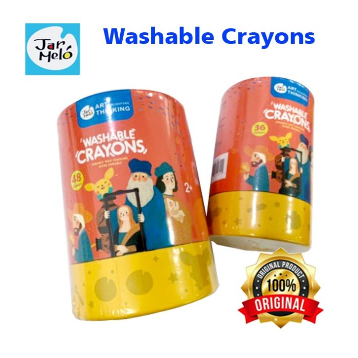 

Hadir Joan Miro Baby Roo Jar Melo Washable Crayon Non Toxic Crayons Sale!!!