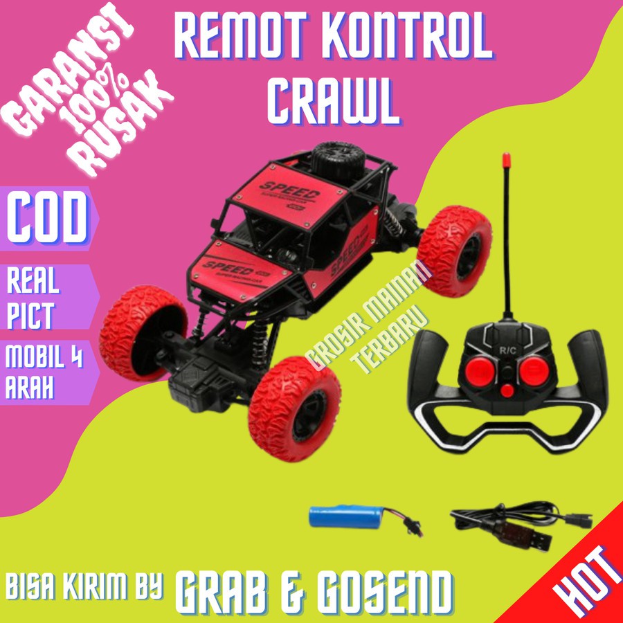 Mobil Remote Control Drift Rc Offroad Besar 4x4 Kecepatan Tinggi Murah
