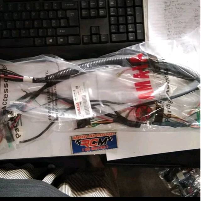 KABEL WIRE BODI BODY RXKING RX KING NEW KNALPOT PEREDAM ORI ORIGINAL YAMAHA YGP ASLI 3KA-H2590-30