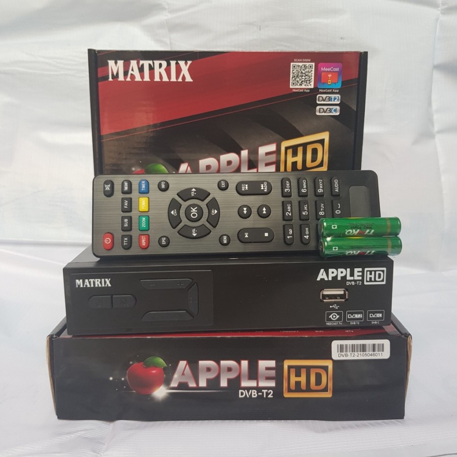 Matrix Apple + HDMI + Dongle TV Digital DVB T2 STB Set Top Box