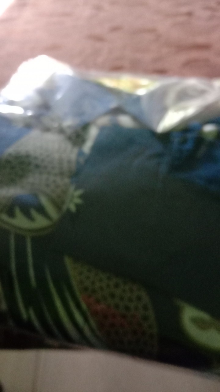 Kemeja Batik Merak Biru Full Furing Katun Halus Ori Solo