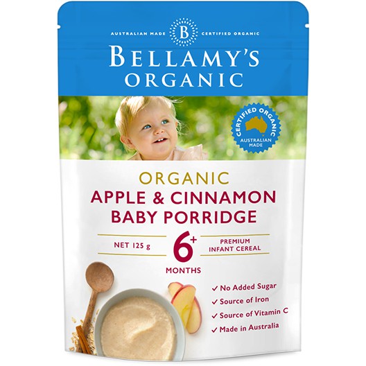 bellamy's organic baby porridge