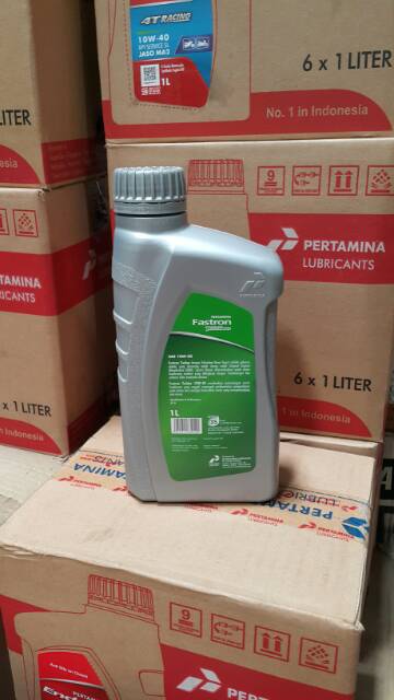 OLI MESIN MOBIL BENSIN PERTAMINA FASTRON TECHNO 10W-40 1 LITER