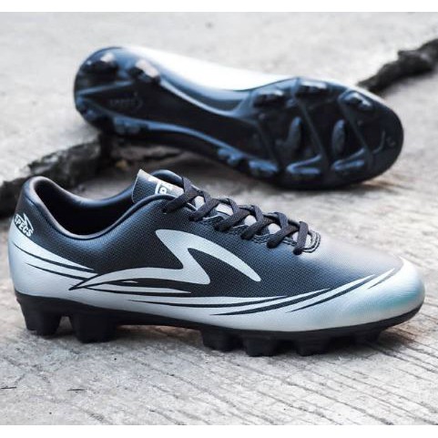 SEPATU BOLA SPECS SPARTA FG BLACK SILVER