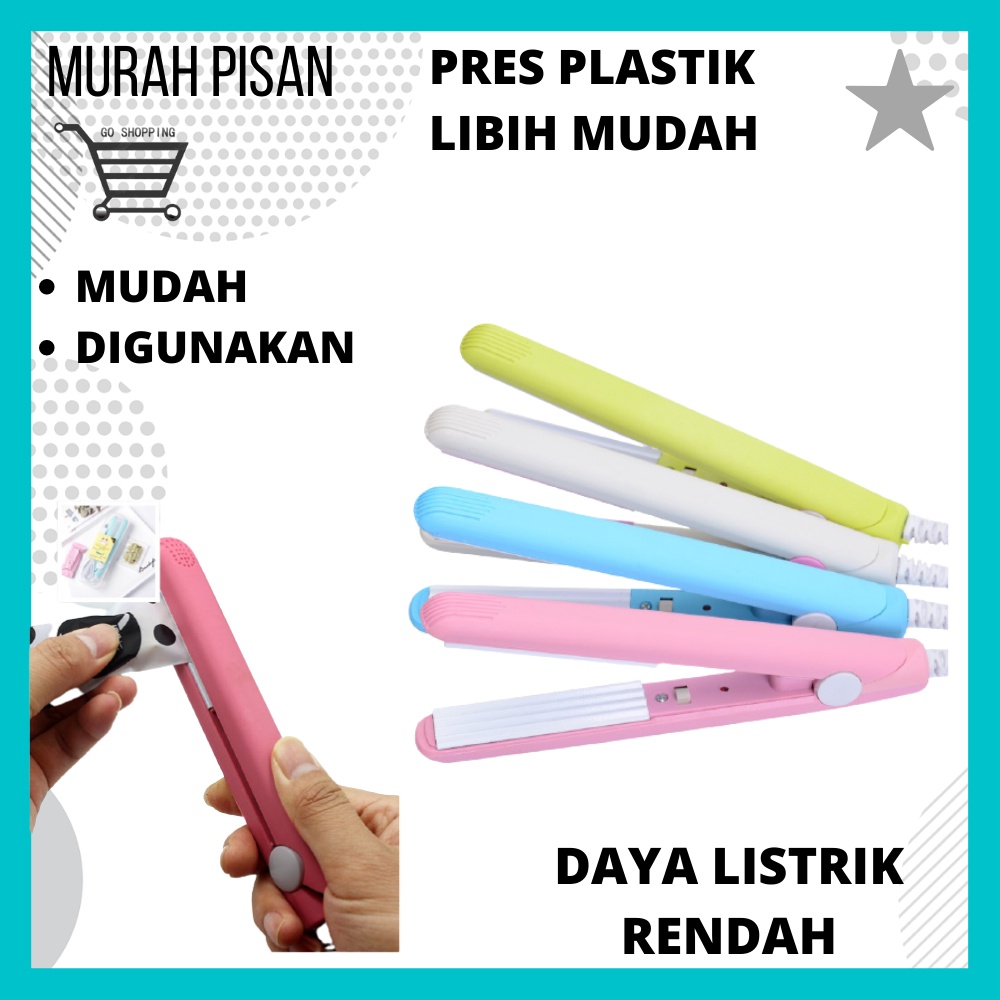 [COD] mesin pres plastik murah otomatis alat perekat makanan hand sealer portable mini listrik