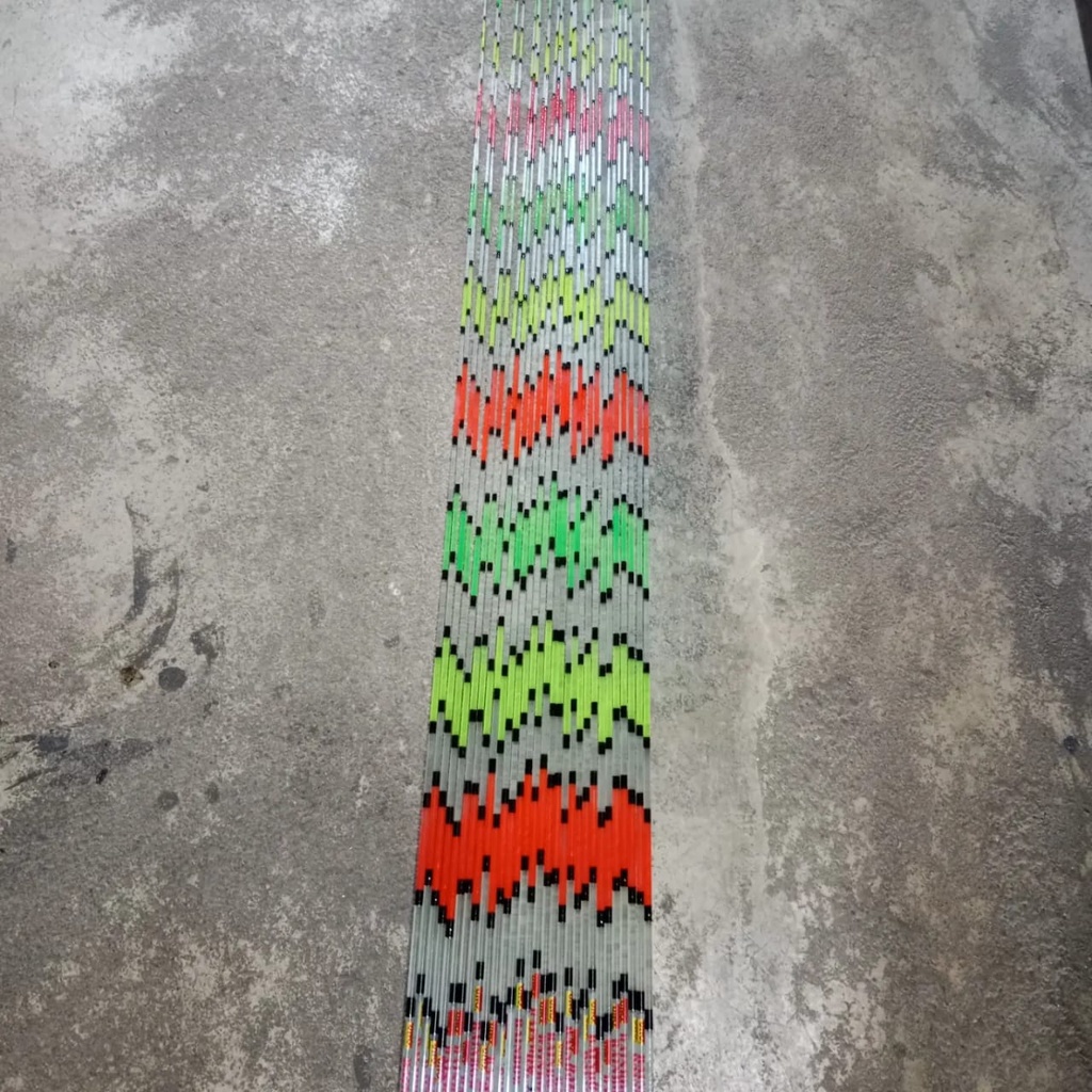 STIK / BLANK ROD JORAN FIBER PANCING UDANG UNO RAINBOW 100CM