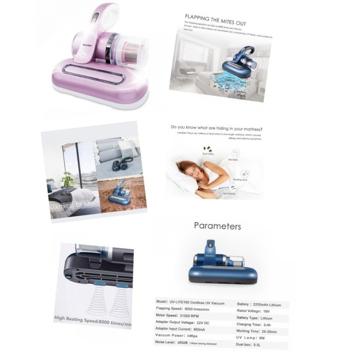 MAMIBOT PENYEDOT DEBU UV / VAKUM CLEANER UV / PENGHISAP DEBU UV MURAH