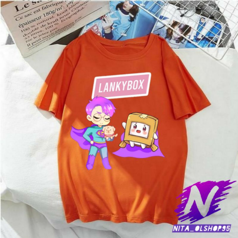 baju lankybox kaos lankybox baju kaos anak lanky box super