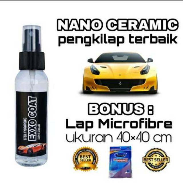 Pengkilap cat  mobil  motor Nano  ceramic  coating wax mobil  