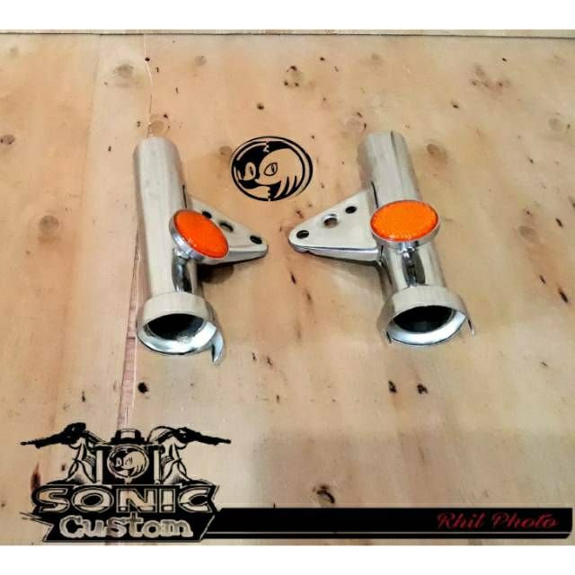 Pangkon lampu CB K5 breket lampu cbk5 cb k5 plus Mata kucing honda Oren