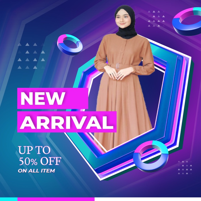 Fashion pakaian baju set long drees dress dres gamis muslim muslimah wanita remaja dewasa untuk kond