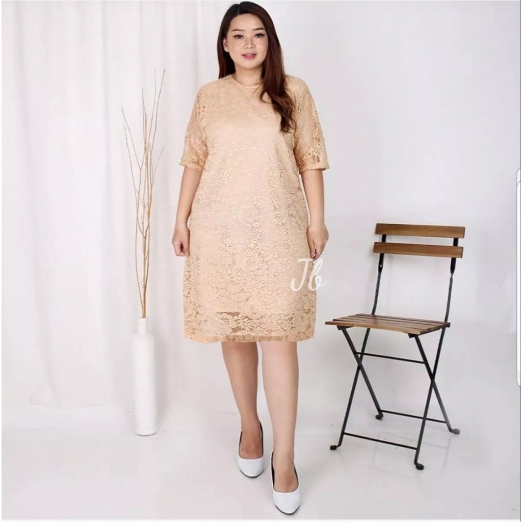 [VLFK] Dress Wanita Terbaru / Baju Dress Dewasa / Dres / Dress Brukat / Dress Korea / Dress Bigsize