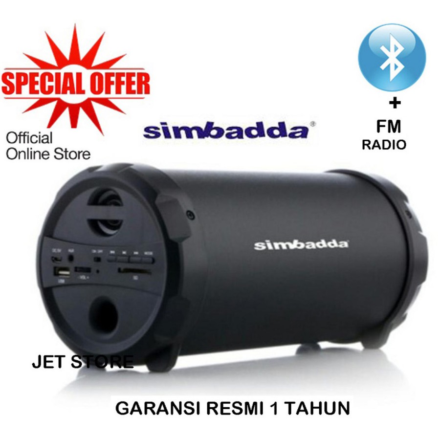 Download Simbadda Speaker CST 800N (BLUETOOTH, USB, MicroSDHC/TF , AUX & RADIO FM). | Shopee Indonesia