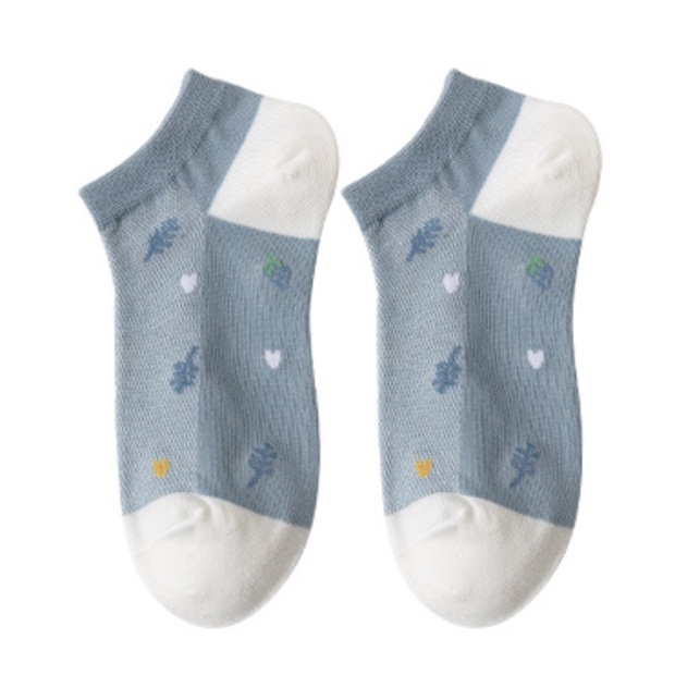 MURMURE.ID | KAOS KAKI WANITA MOTIF KARAKTER CUTE KAOS KAKI PENDEK MOTIF SEMATA KAKI IMPORT MURAH-BERRYFLO - POLKA HEA