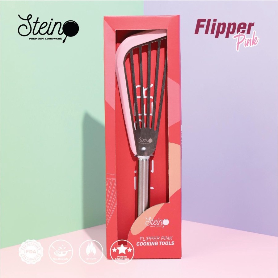 Stein Steincookware Flipper Spatula Sutil Tahan Panas Stainless / sodet masak / cooking turner