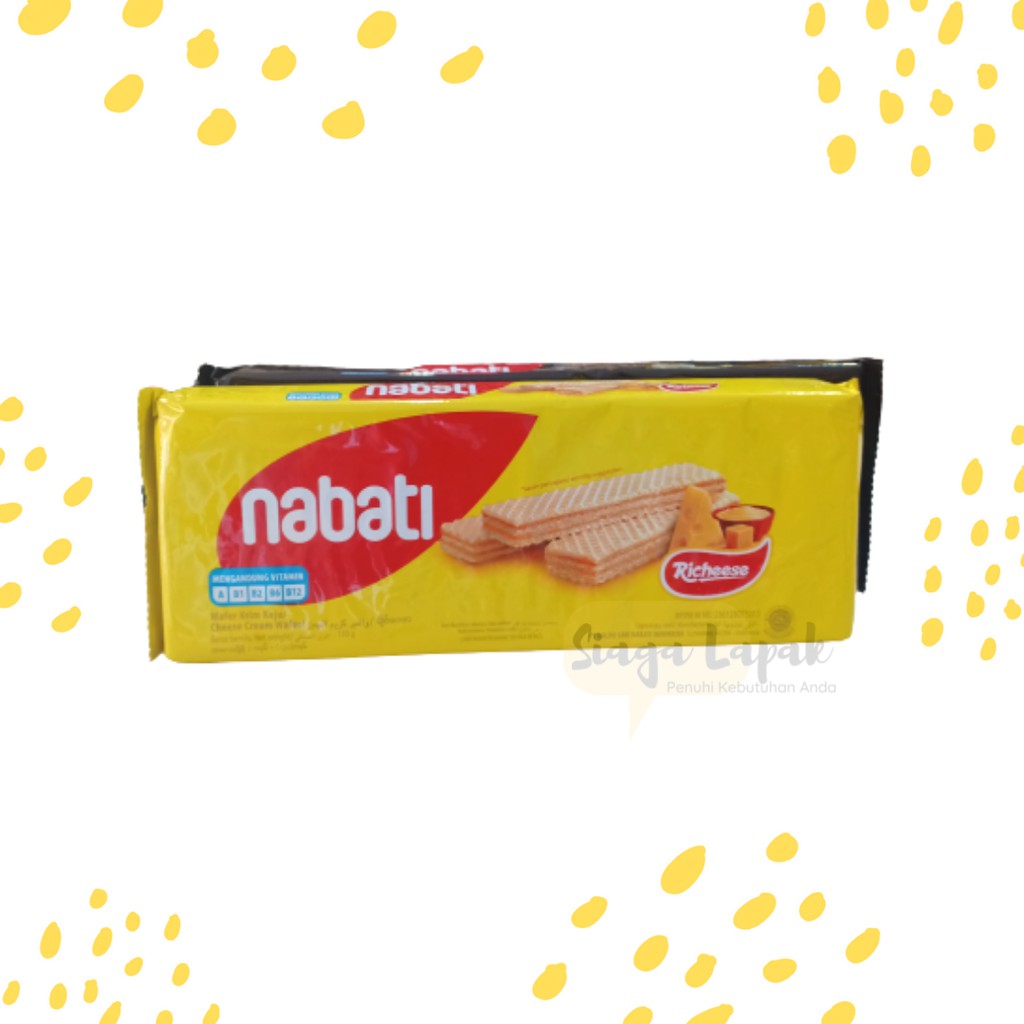 Richeese / Richoco Nabati Wafer Keju / Coklat 110gram