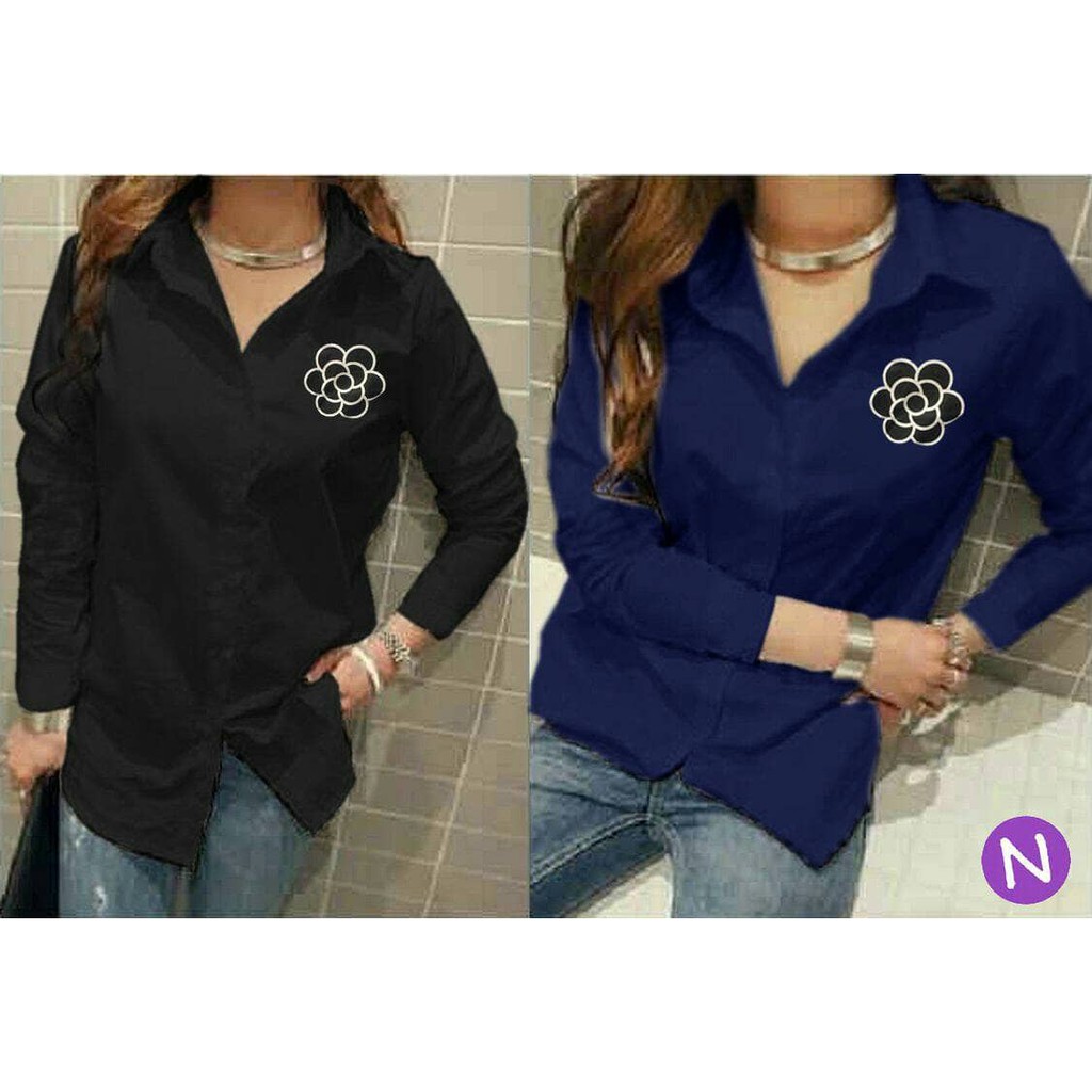 Kemeja Nevada original matahari hem wanita cewek ladys katun full hangtag bandrol label harga i.. to