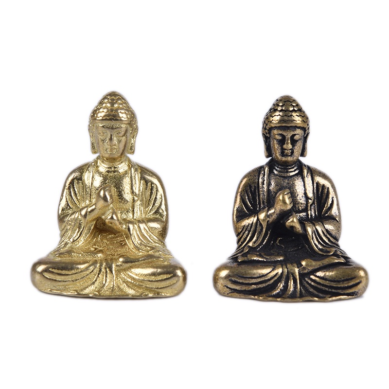 Ornamen Patung Buddha Mini 2 Warna