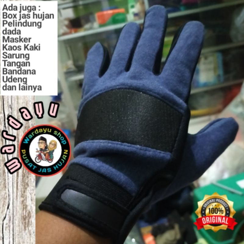 Sarung Tangan Motor | Sarung Tangan Pria Wanita Glove Setengah Jari Full Jari Hand Wear Tebal Kuat Master Racing Gloves Maza