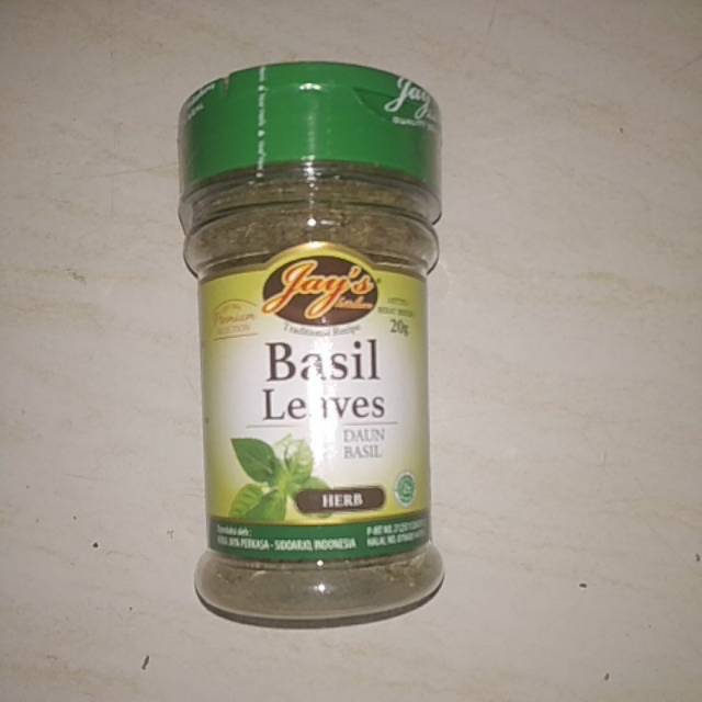 

Jay's basil leaves •|• daun basil 20gr