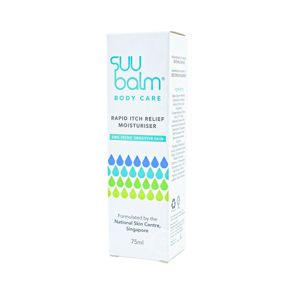 SUU Balm Rapid Itch Relief Moisturiser 75 Ml