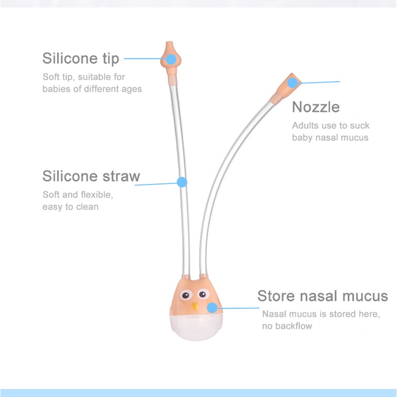 Baby Nasal Aspirator Alat Sedot Ingus Bayi Selang | Pembersih Hidung Bayi Pilek