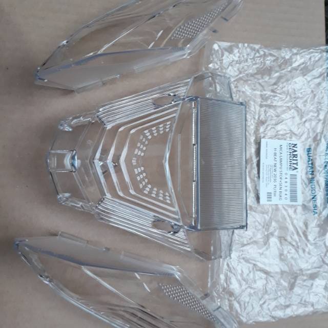 lampu stop mika bening beat fi esp new tahun 2016 2017 2018 plus senn - MF AKSESORIS MOTOR