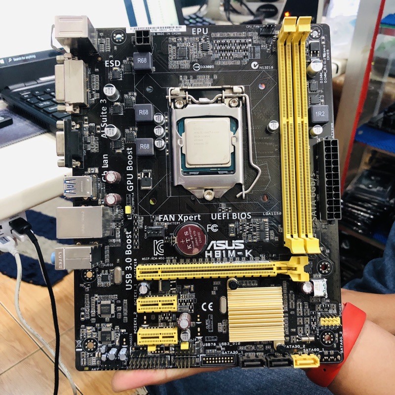 Jual Motherboard Asus H81MK feat i54460 Shopee Indonesia